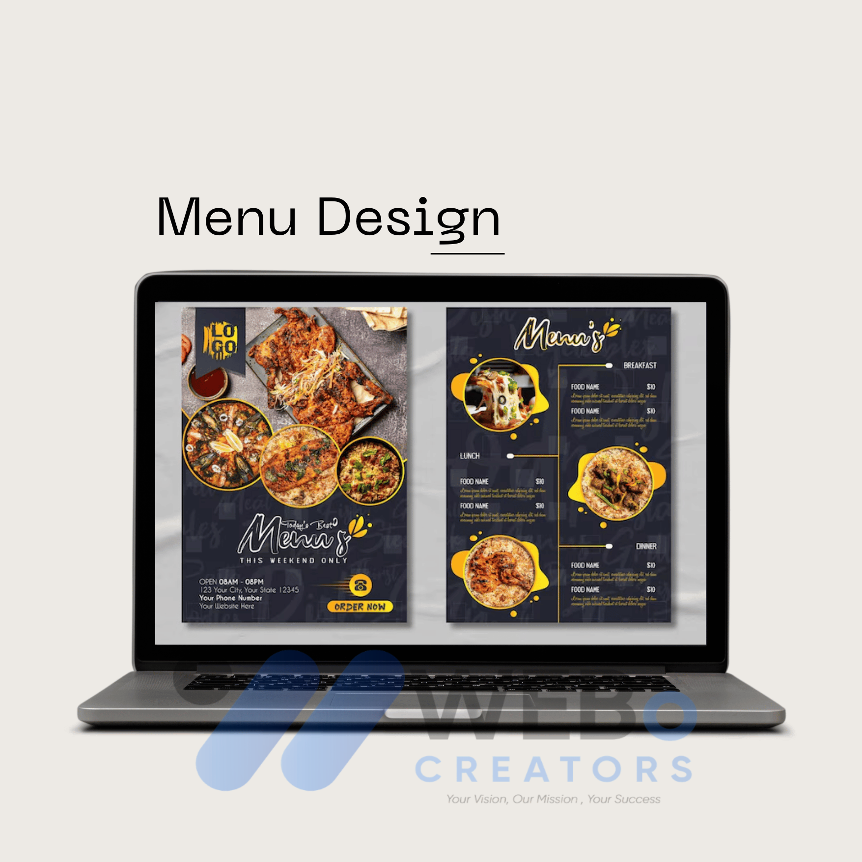 Menu Design Version 2